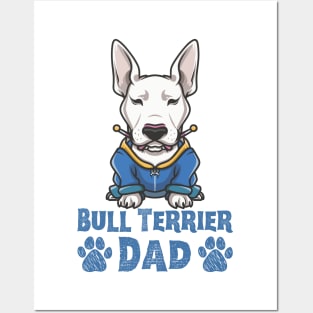 Bull Terrier Dad Posters and Art